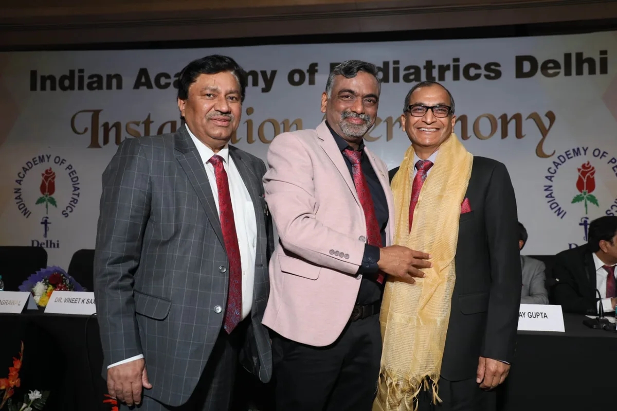 Felicitation for service to pediatric emergency medicine